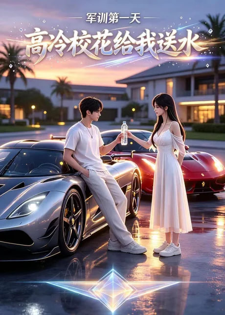 军训第一天，高冷校花给我送水(全集)